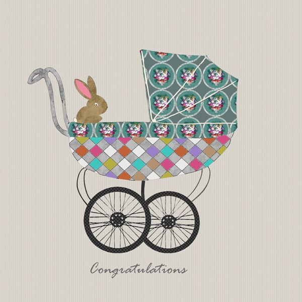 New Baby Card - Congratulations, From Sally Scaffardi Design