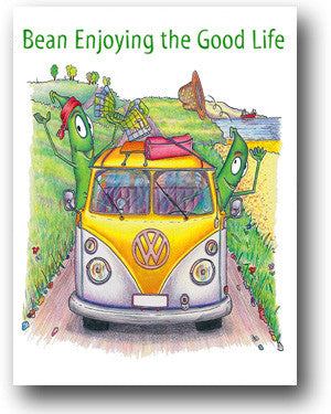 Camper Van Card - Bean Enjoying the Good Life