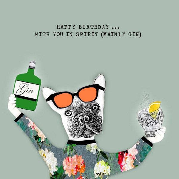 With you in Spirit (Mainly Gin) From Sally Scaffardi Design