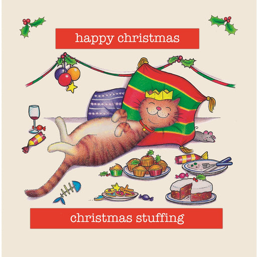Cat Christmas Card 