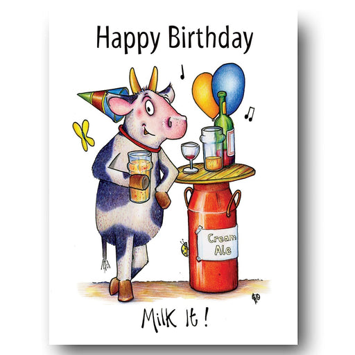 Cow Birthday Card