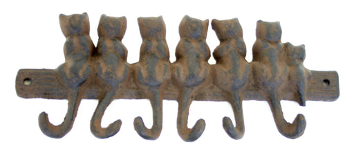 Cat Tail Key Hooks - Cast Iron