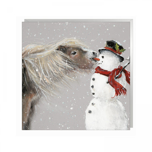 Donkey Christmas Cards - Christmas Nibbles - Pack of 6
