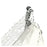 Wedding Congratulations Card - Silver Veil