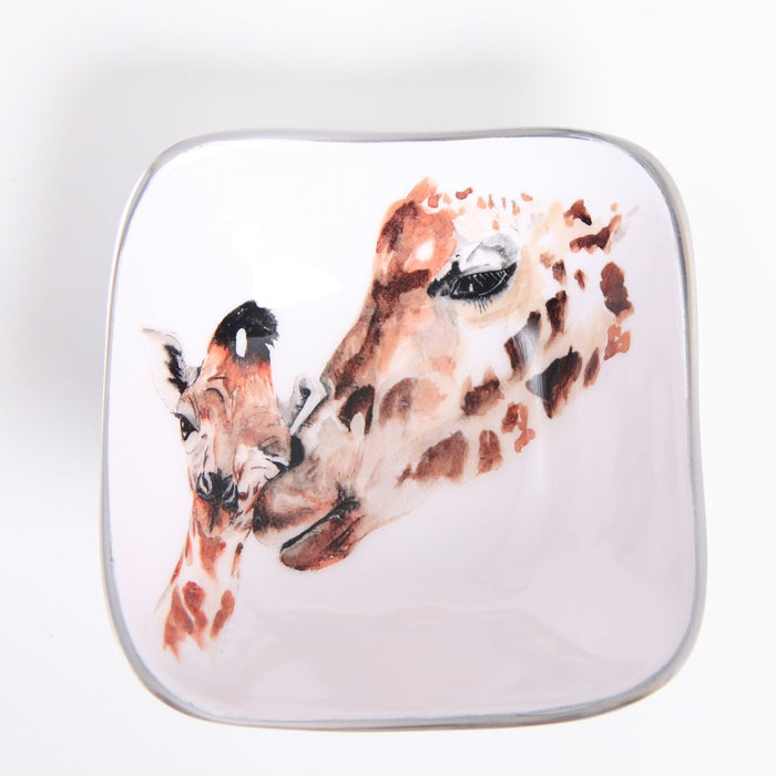Giraffe Square Bowl 16cm - Meg Hawkins