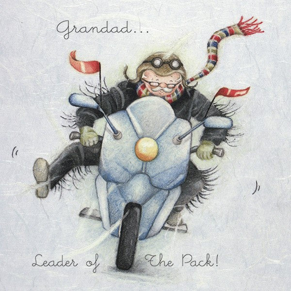 Grandad Card - Grandad ... Leader of The Pack!