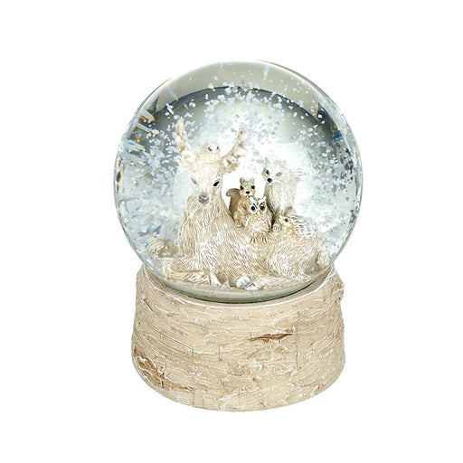 Christmas Snow Globe - Woodland Friends