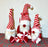 Red and White Festive Free Standing Gonk Large