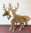 Gold Christmas Stag Decoration