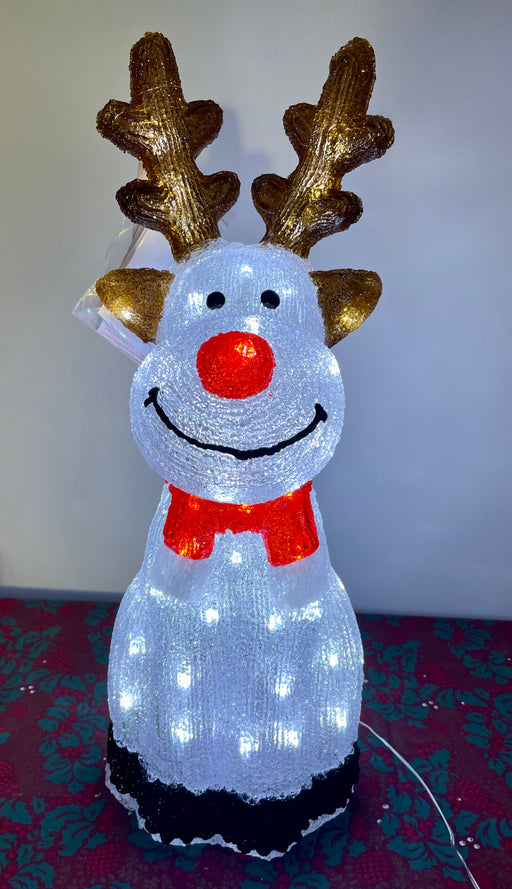 Large Light Up Indoor / Outdoor Reindeer Figure - 55cm