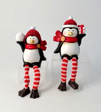 Penguin Shelf Sitter Pair