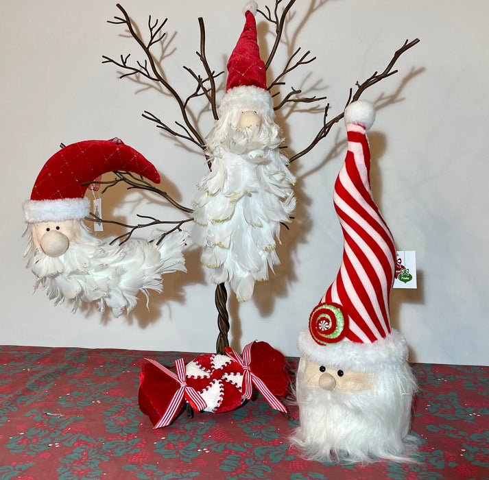 Candy Cane Santa Head - Willy Wonka Christmas