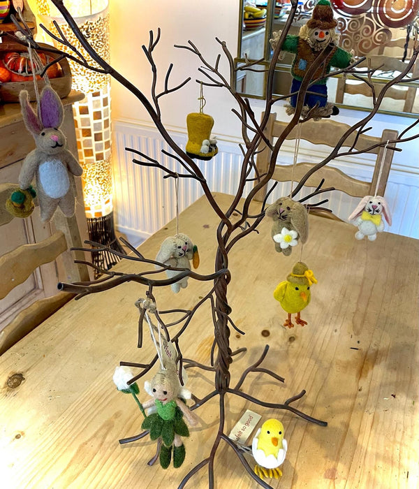 Hanging Easter Decoration - Trixy The Garden Fairy - Felt So Good
