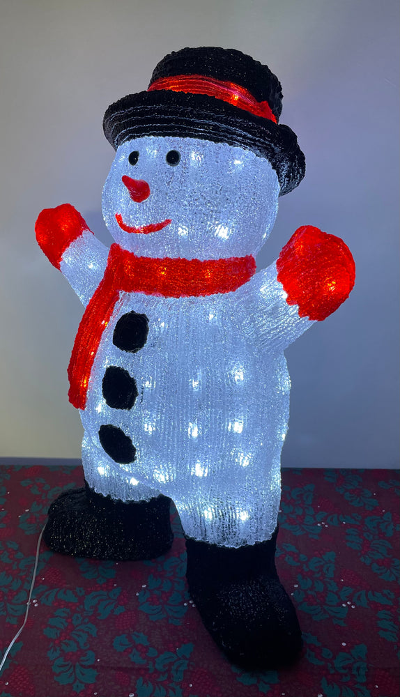 Large Light Up Indoor / Outdoor Snowman Figure