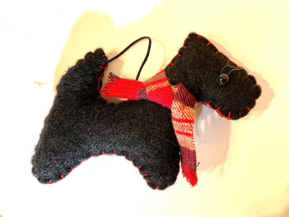 Scottie Dog Christmas Tree Decoration