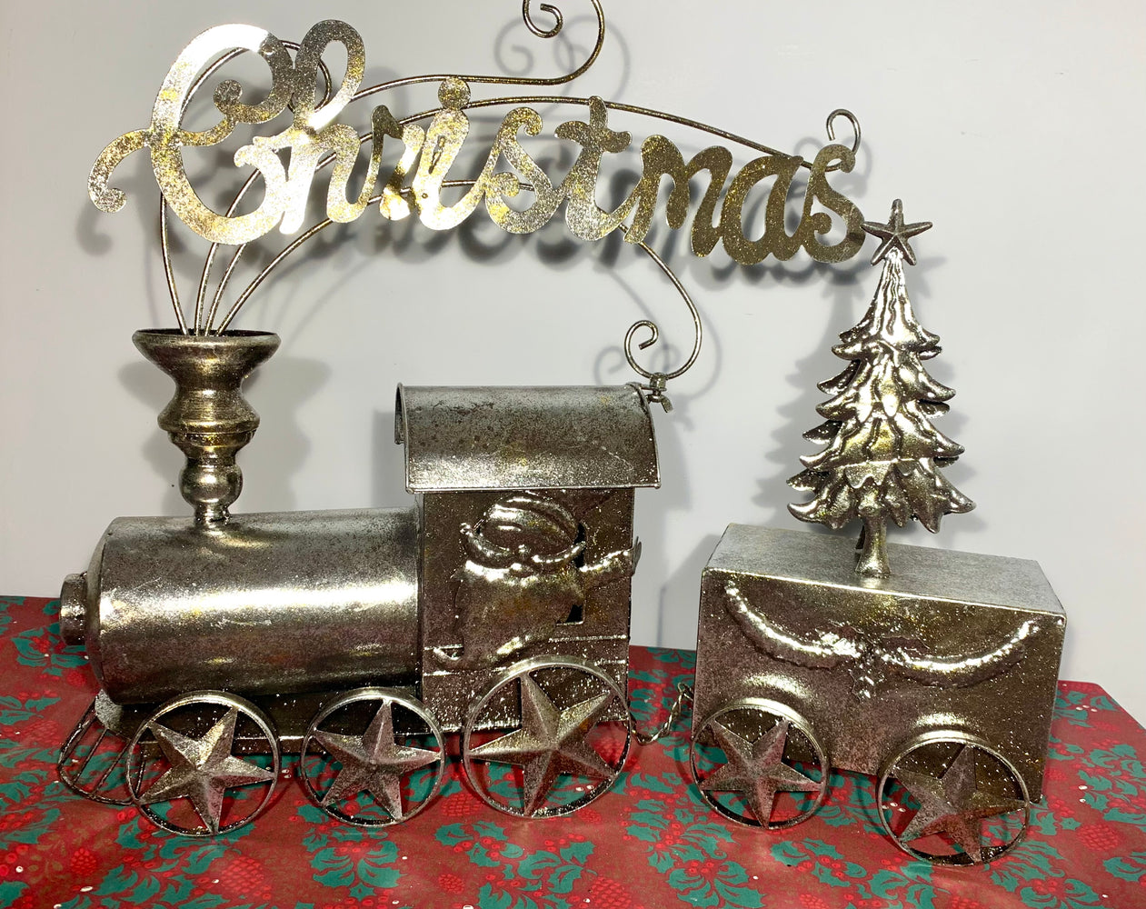 Christmas Steam Train - Silver