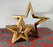 Christmas Stars Carved Wooden Nesting Pair
