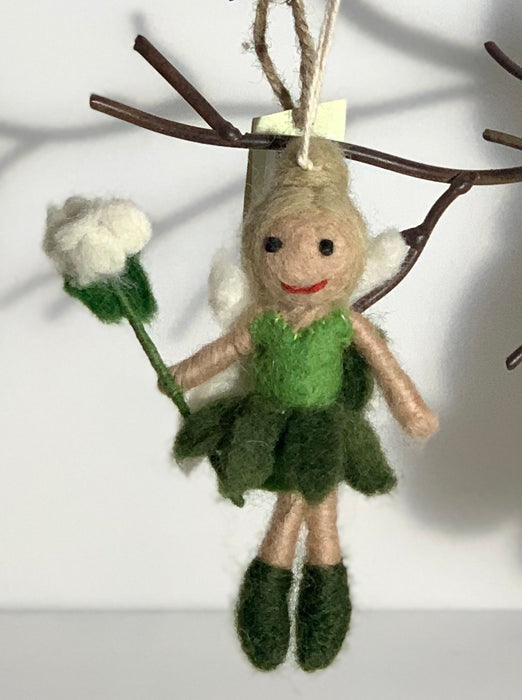 Hanging Easter Decoration - Trixy The Garden Fairy - Felt So Good