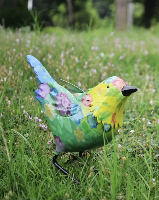 Blue and Green Chicken - Garden Bird