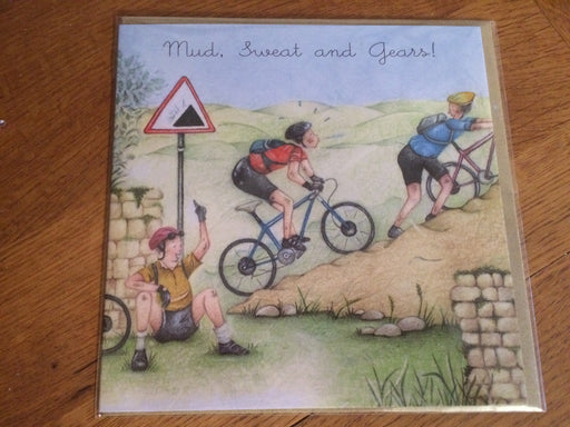Cycling Card - Mud Sweat and Gears