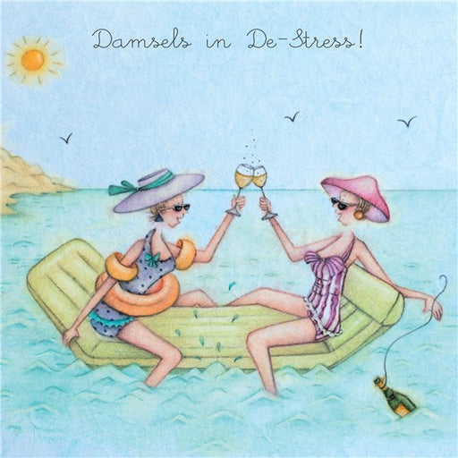 Friends Card - Damsels in De-Stress! Berni Parker