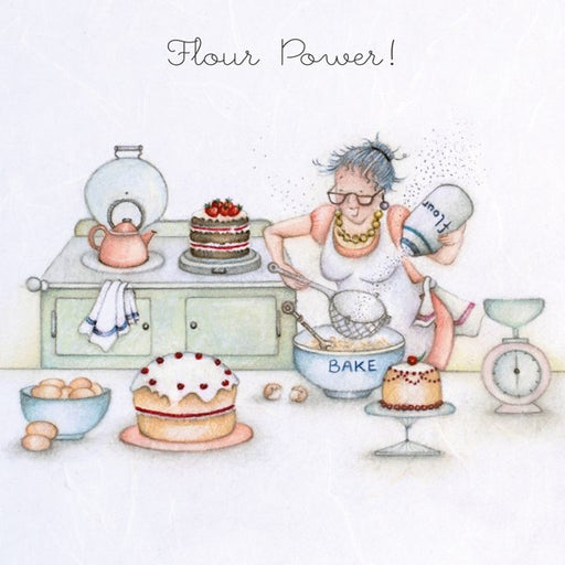 Cooking Card - Flour Power!  Berni Parker