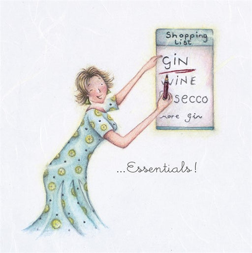 Gin Birthday Card - Essentials!  Berni Parker