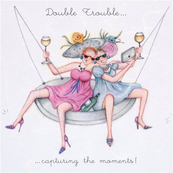 Double Trouble...capturing the moments! Best Friend Card from Berni Parker
