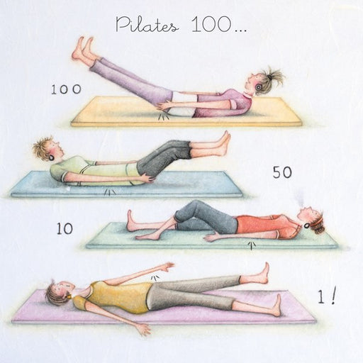 Pilates Birthday Card - Pilates 100 - Berni Parker