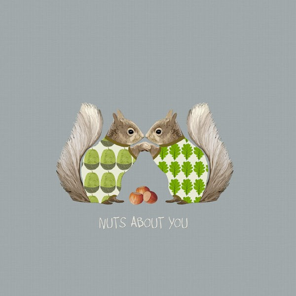 Love Card, Nuts About You. From Sally Scaffardi Design