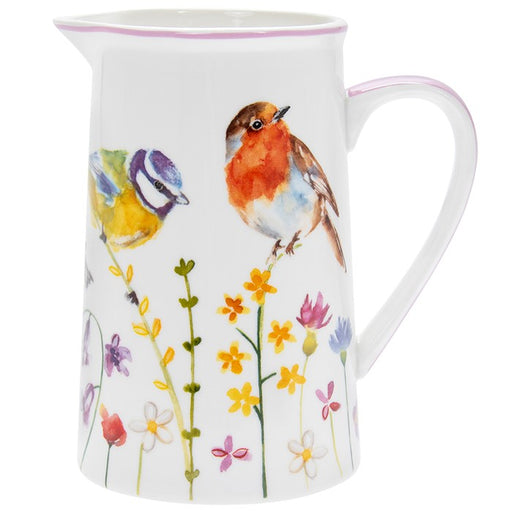 Garden Birds Fine China Jug