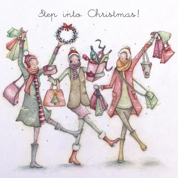 Christmas Card - Step into Christmas! - Berni Parker