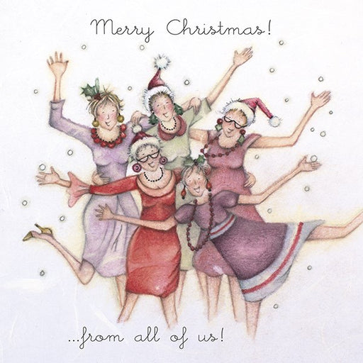 Group Christmas Card - Merry Christmas!..From all of us! - Berni Parker