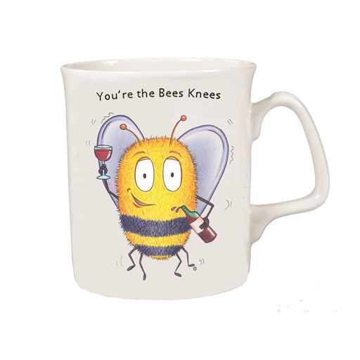 Bee Mug - You're The Bees Knees! Mug from Draw UK. Designed and Made in the UK
