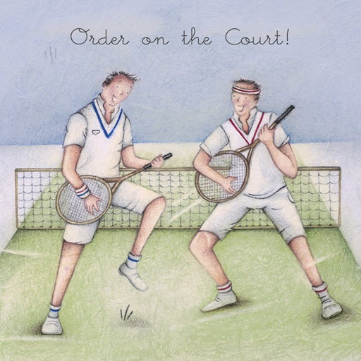 Tennis Card - Order on the Court! - Berni Parker