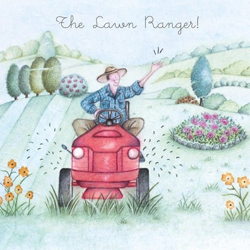 Mans Gardener Card - The Lawn Ranger! Berni Parker