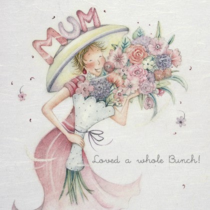 Card for Mum - Loved a whole Bunch!