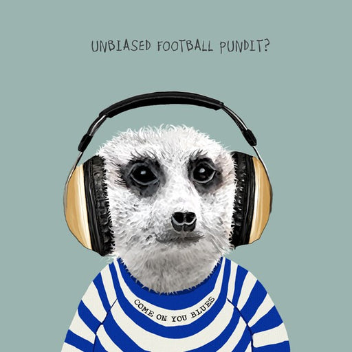 Unbiased Football Pundit? The Blues - From Sally Scaffardi Design