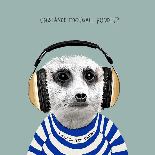 Unbiased Football Pundit? The Blues - From Sally Scaffardi Design