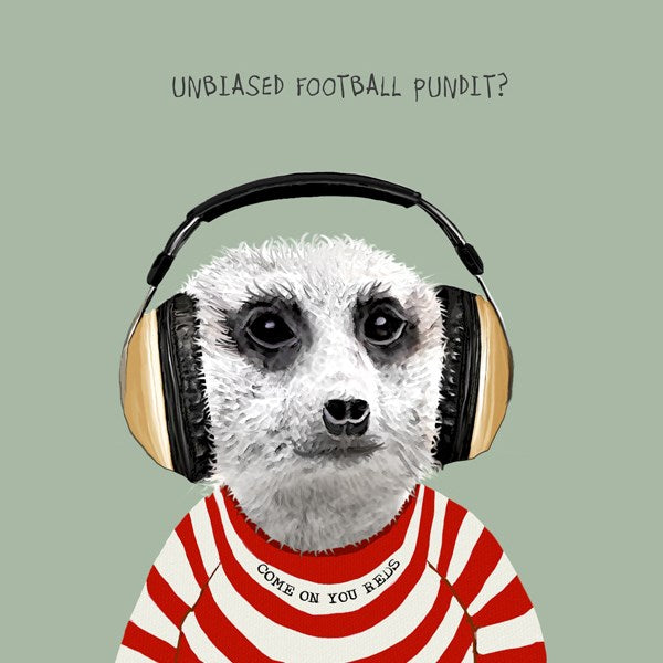 Unbiased Football Pundit? The Reds - From Sally Scaffardi Design