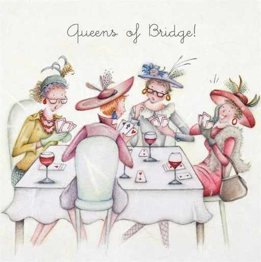 Ladies Bridge Card - Queens of Bridge!