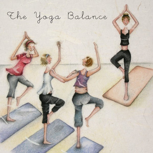 Yoga Birthday Card - The Yoga Balance - Berni Parker