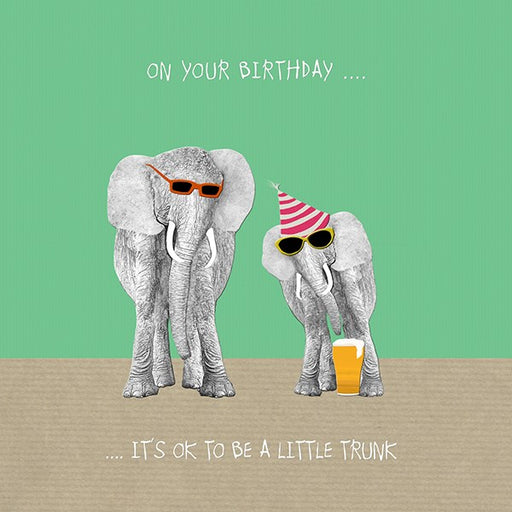 Elephant Birthday Card